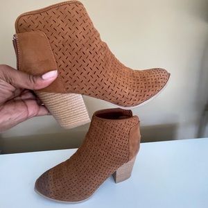 Brown Heel Booties